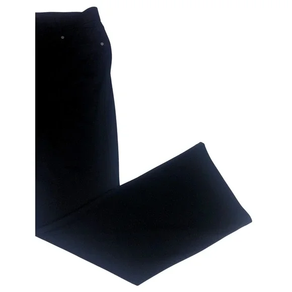 Simply Vera Vera Wang Womens Black Bootcut Stretch Pants Size L Career Trousers - Picture 8 of 9
